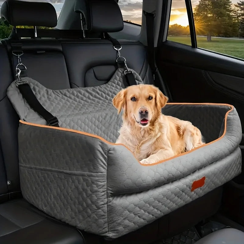 Premium Dog Car Seat Booster Cushion With Memory Foam Protection