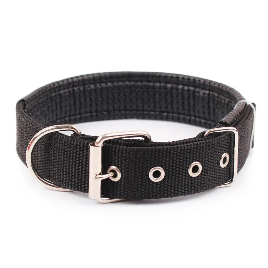 Durable Solid Nylon Dog Collar for Comfortable Daily Wear
