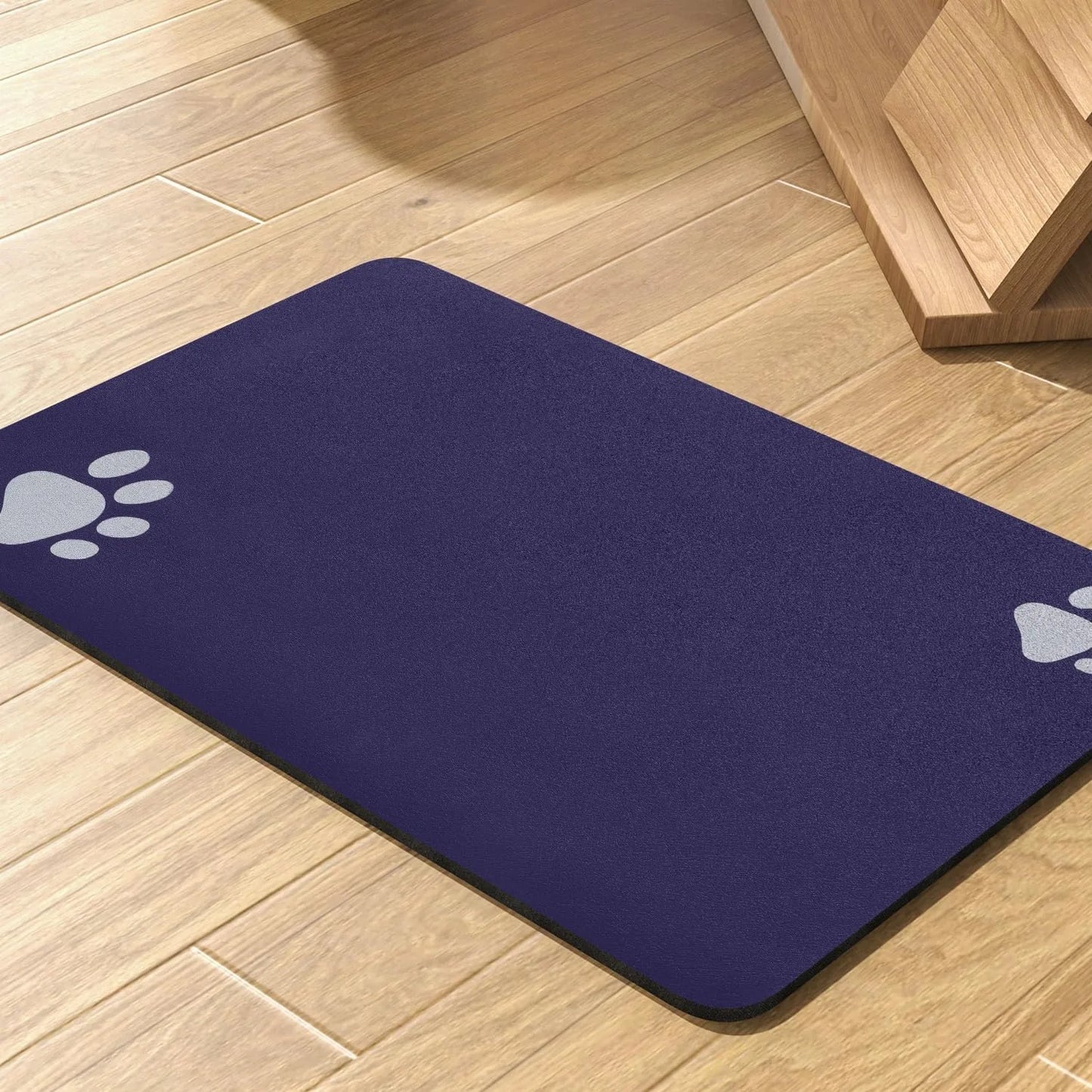 Waterproof Absorbent Pet Feeding Mat With Rubber Backing