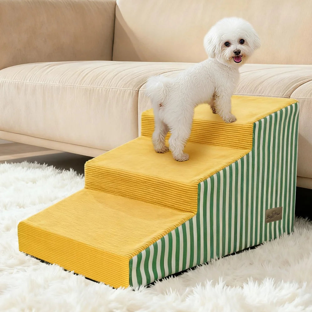 Three To Five Step High Density Dog Stairs For Sofas