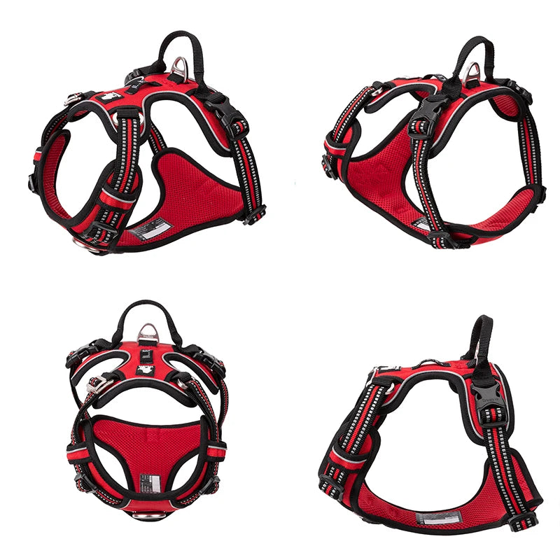 TrueLove Reflective No Pull Dog Harness Adjustable For Outdoor Walking