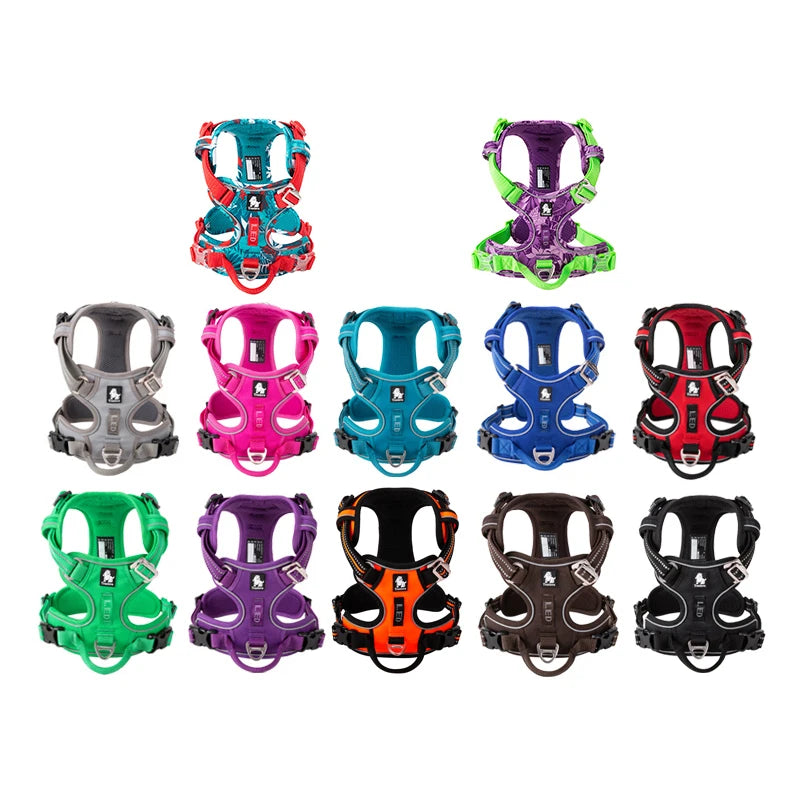 TrueLove Reflective No Pull Dog Harness Adjustable For Outdoor Walking