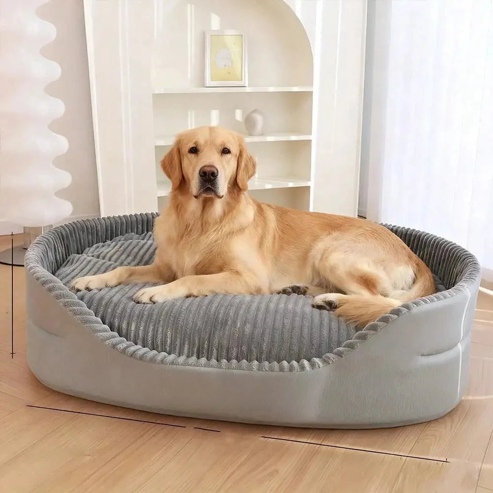 Soft Plush Cotton Pet Bed For Dogs And Cats Comfort