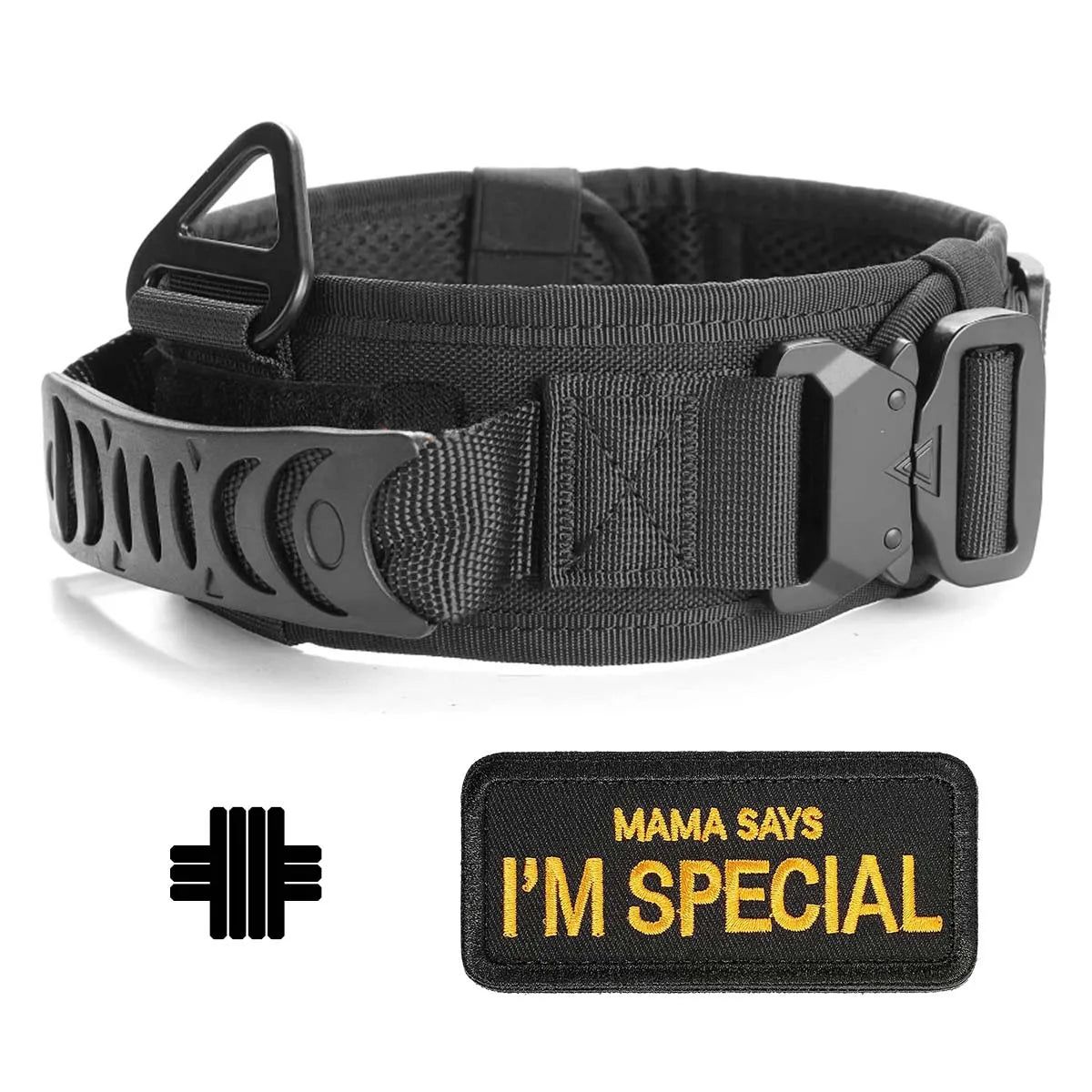 Classic Adjustable Nylon Dog Collar Reflective Heavy Duty Tactical