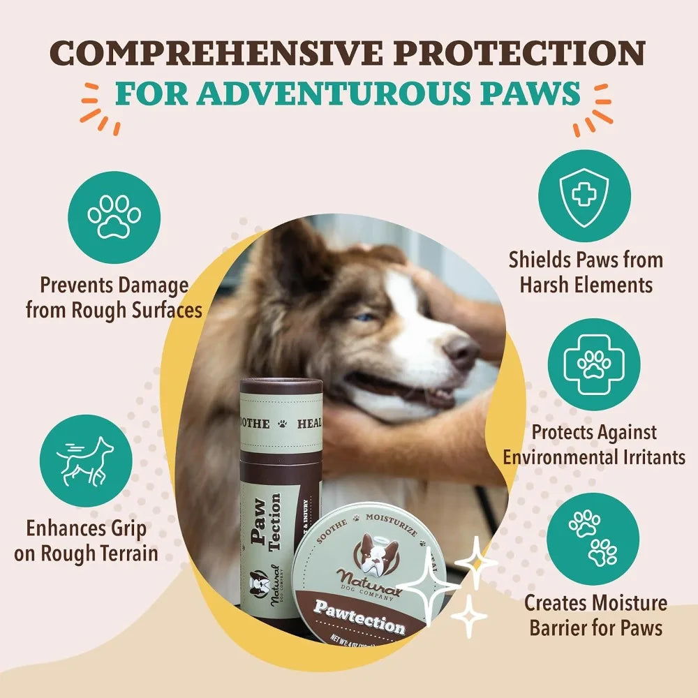 Paw Wax for Dogs Non Toxic Hot Pavement Protection