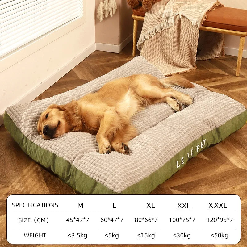 Hoopet Winter Warm Dog Bed With Soft Fleece Blanket