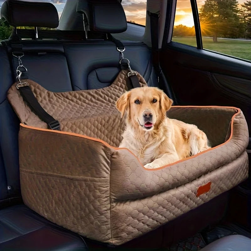 Premium Dog Car Seat Booster Cushion With Memory Foam Protection