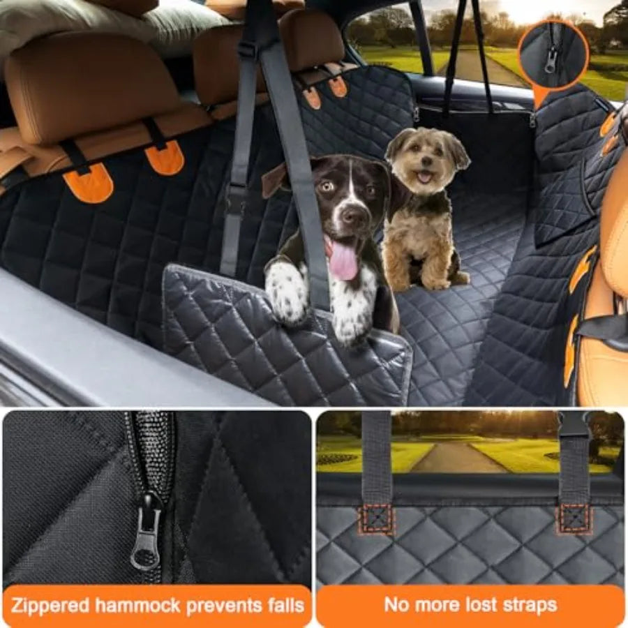 Dog Car Seat Cover Waterproof Hammock 600D Heavy Duty