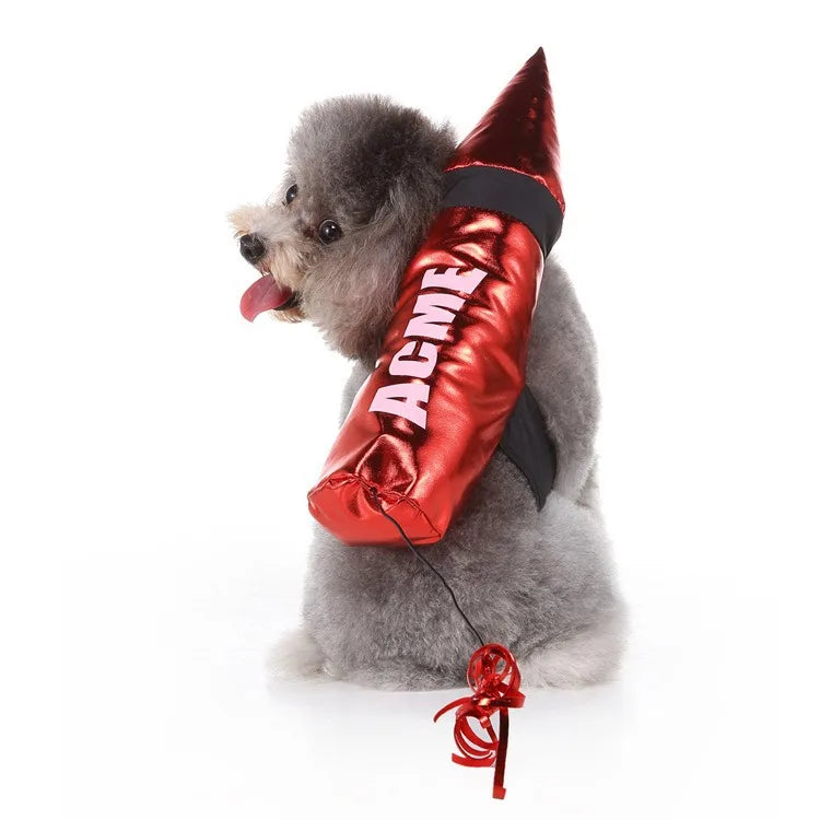 Halloween Pet Witch Costume With Hat For Cats And Dogs