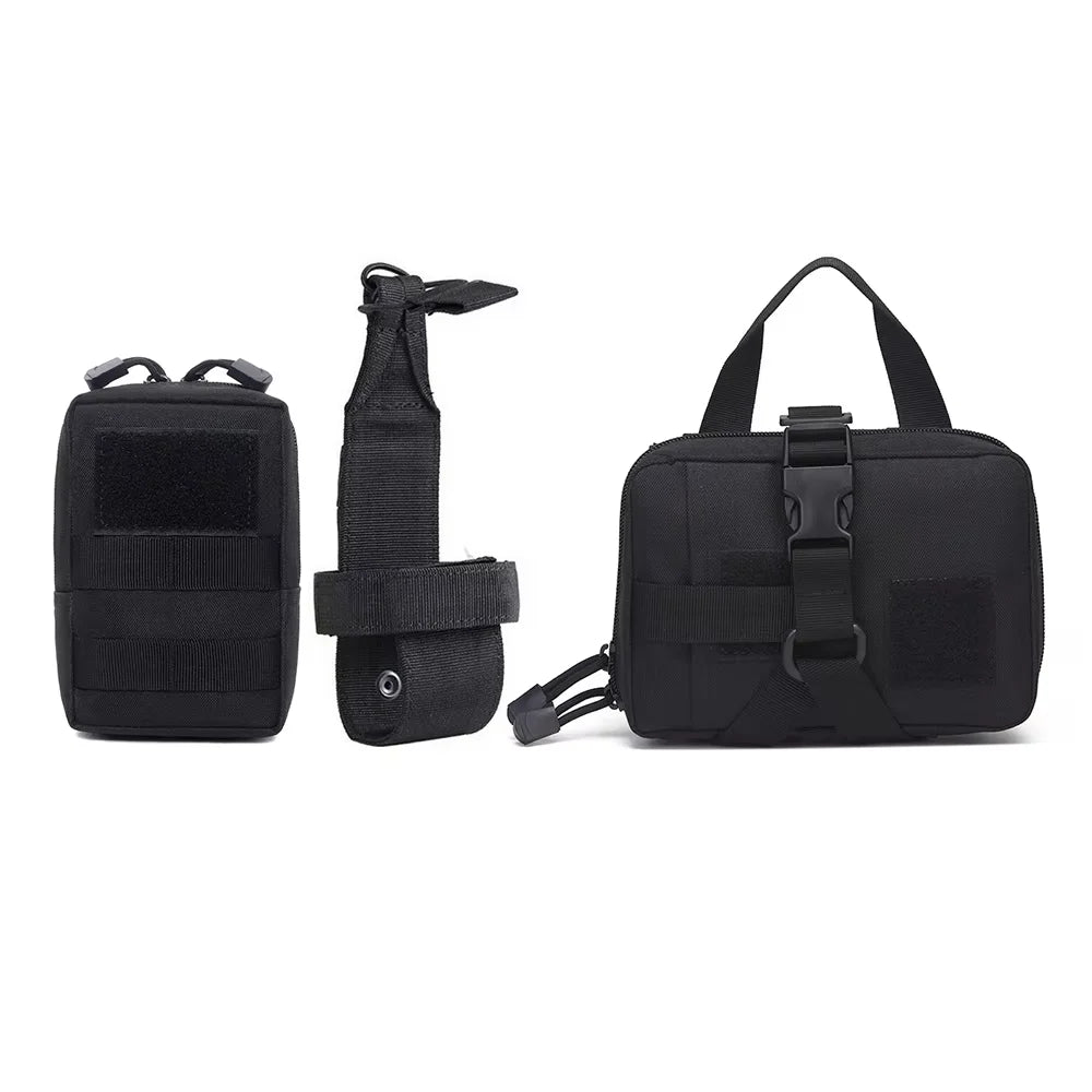 PetraVel Military Dog Tactical Molle Harness Pouch Set