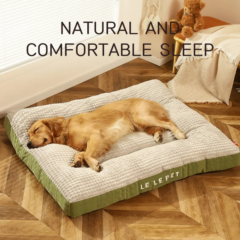 Hoopet Winter Warm Dog Bed With Soft Fleece Blanket
