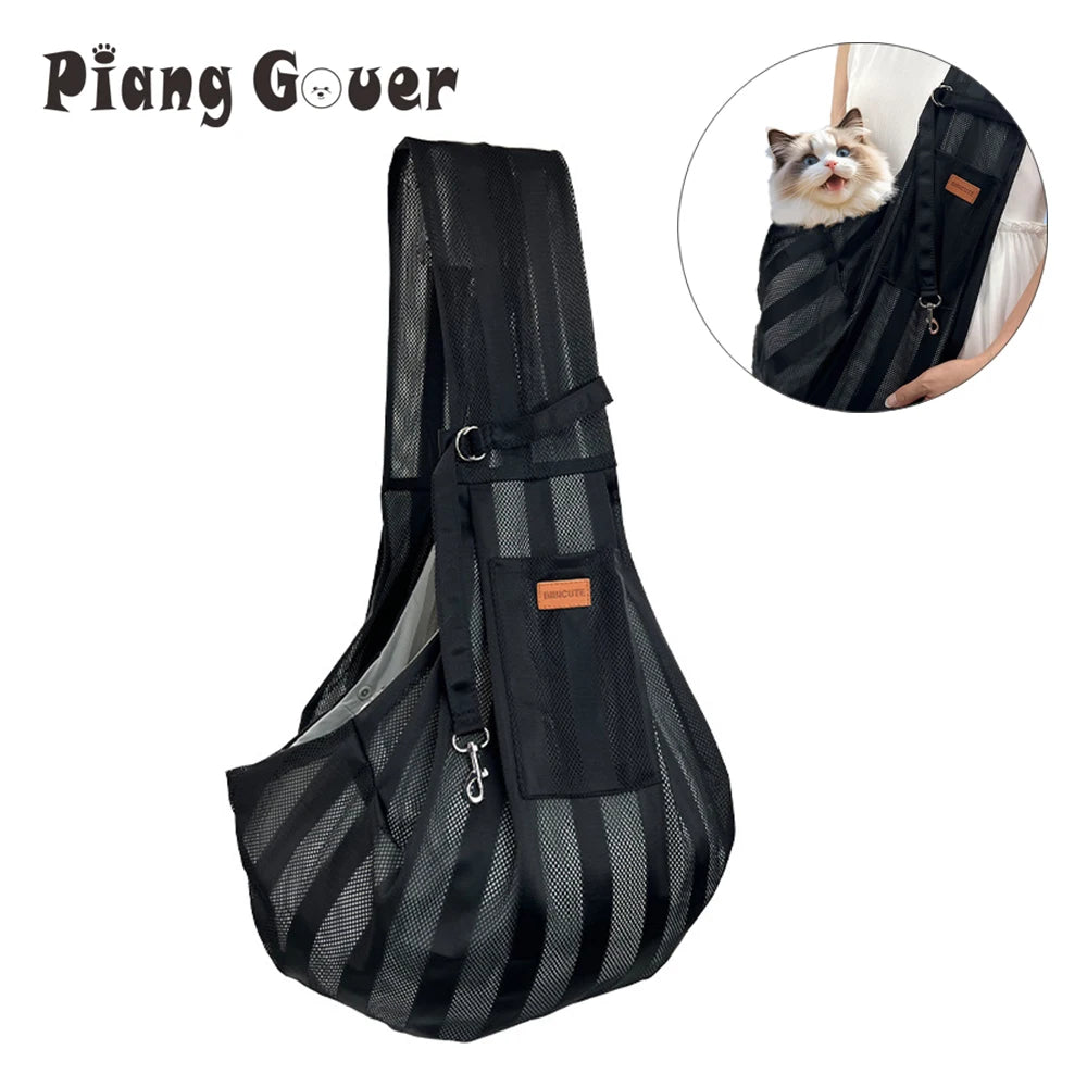 Summer Breathable Pet Shoulder Carrier Bag for Cats and Dogs