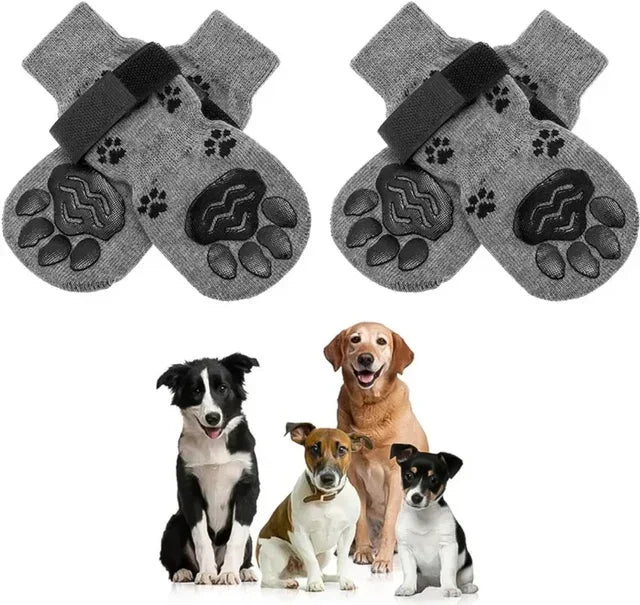 Indoor Dog traction socks For Indoor Paw Protection And Traction