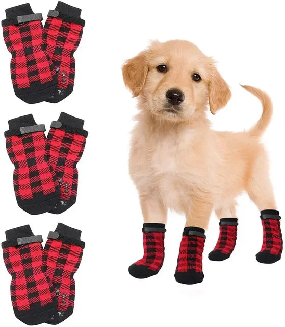 Indoor Dog traction socks For Indoor Paw Protection And Traction