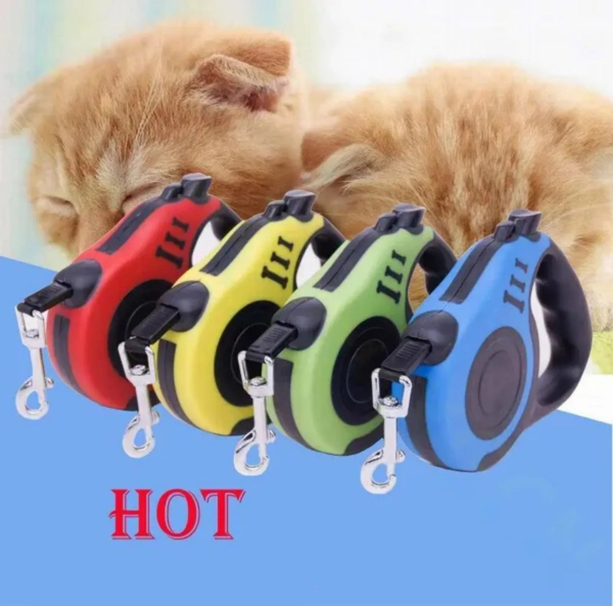 Automatic Retractable Dog Leash for Safe and Easy Pet Walking