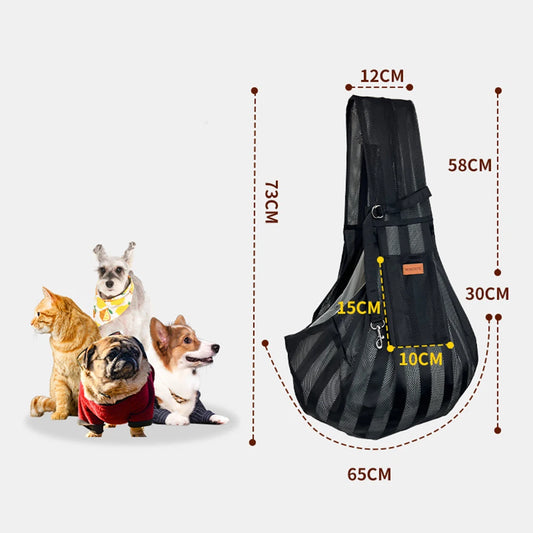 Summer Breathable Pet Shoulder Carrier Bag for Cats and Dogs