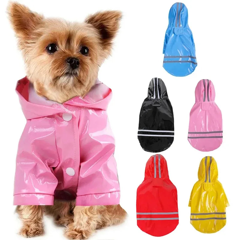 Waterproof Dog Raincoat With Hood For Dogs And Cats