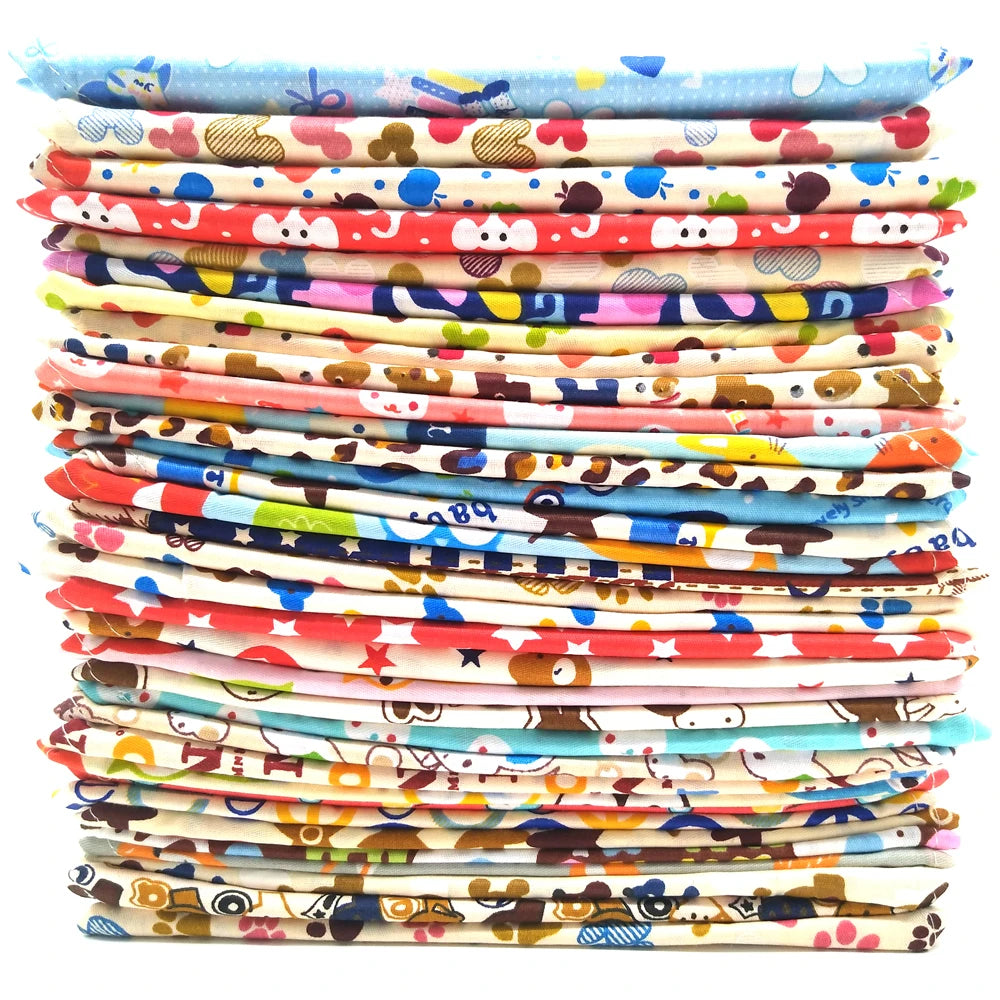 Cotton Dog Bandana Set 10 Pack Puppy Bib Scarves For Dogs