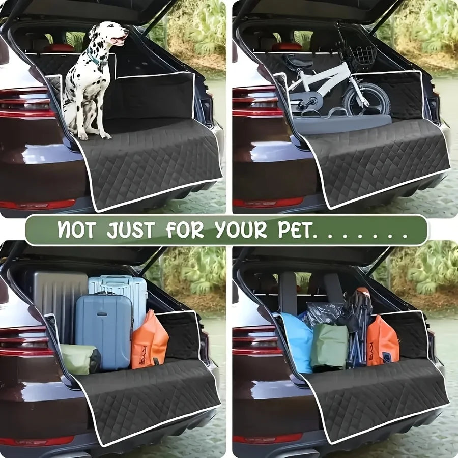 SUV Pet Trunk Cushion With Bumper Protection And Waterproof Pad