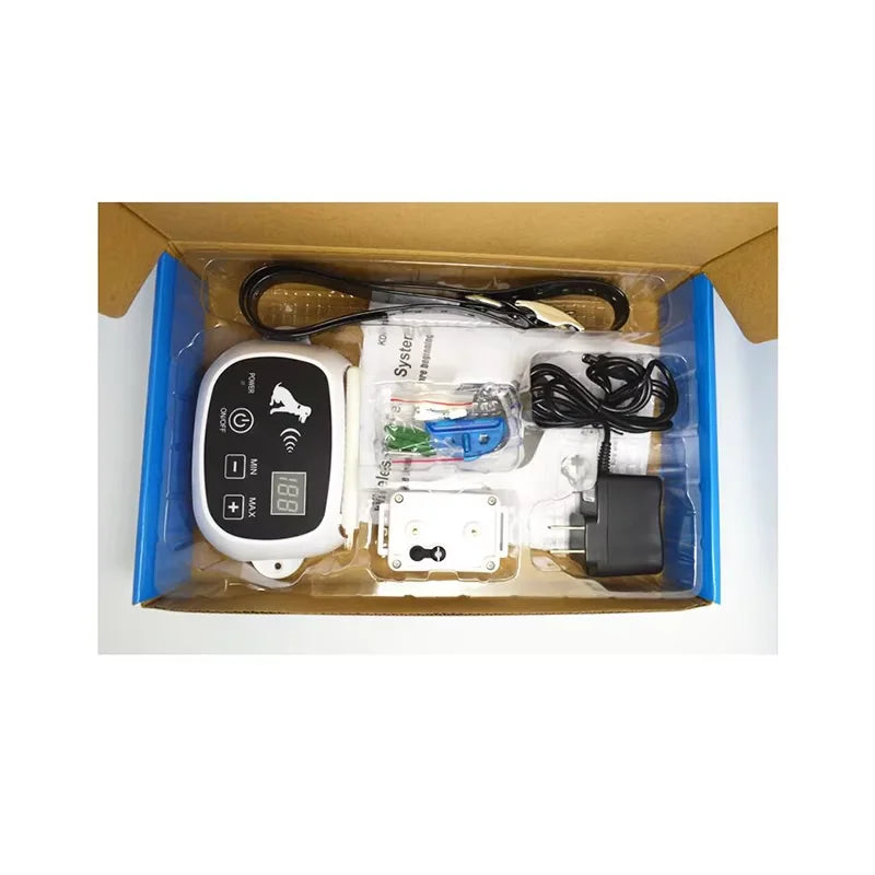 Waterproof Wireless Dog Fence Containment System With Training Collar