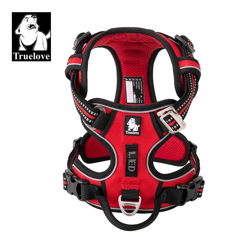 TrueLove Reflective No Pull Dog Harness Adjustable For Outdoor Walking