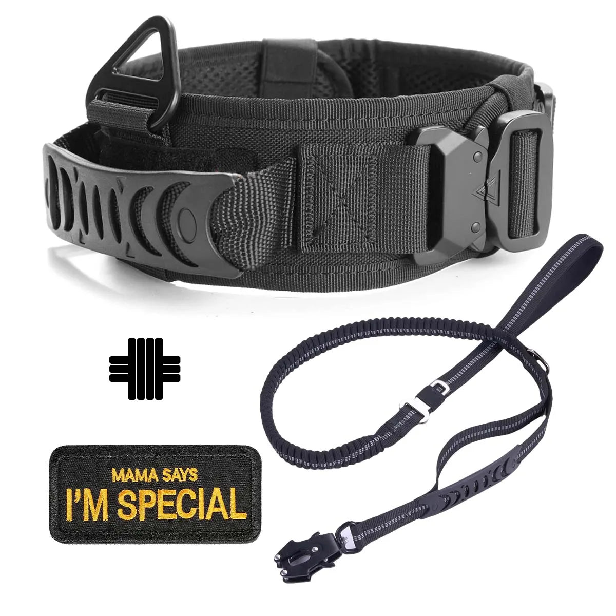 Classic Adjustable Nylon Dog Collar Reflective Heavy Duty Tactical