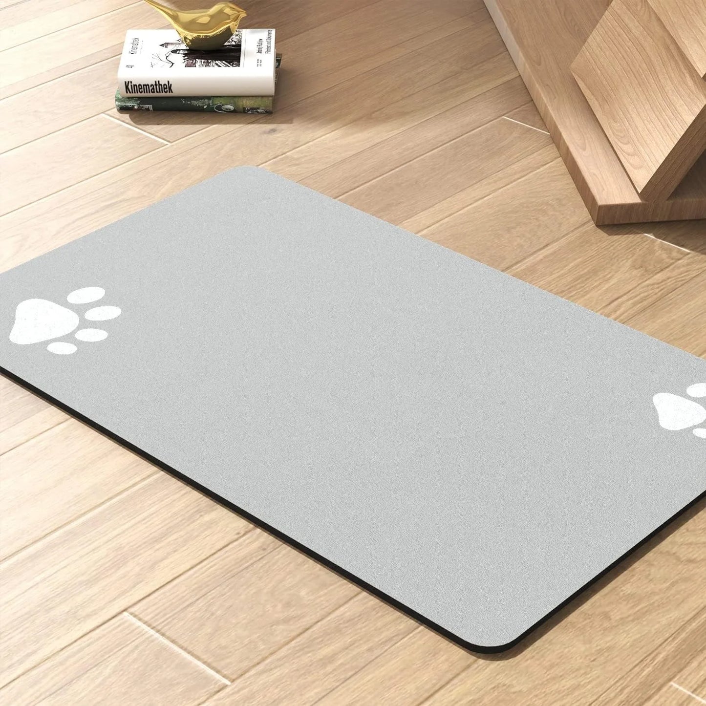 Waterproof Absorbent Pet Feeding Mat With Rubber Backing