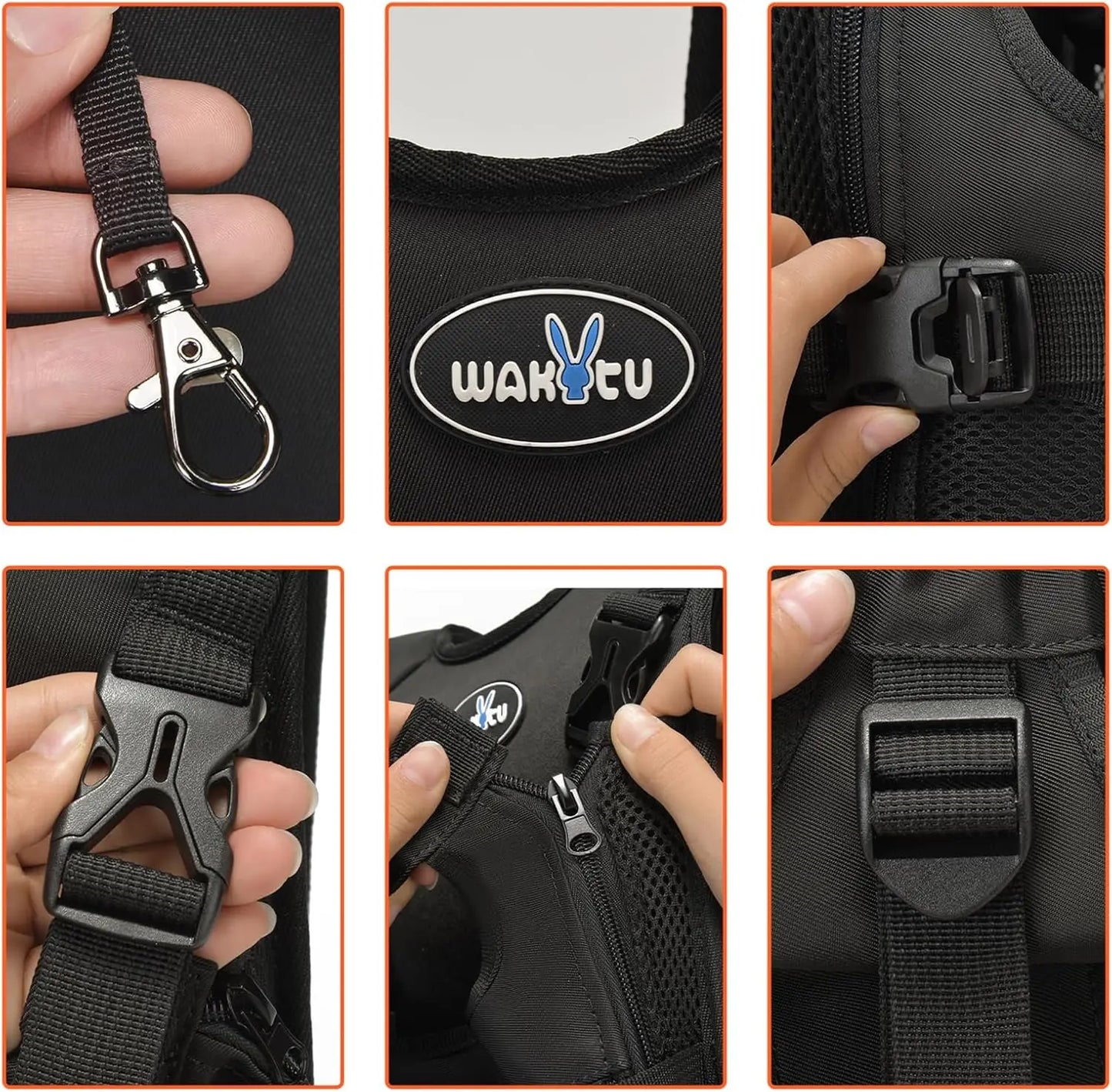 Dog Front Carrier Backpack Pet Sling With Adjustable Straps