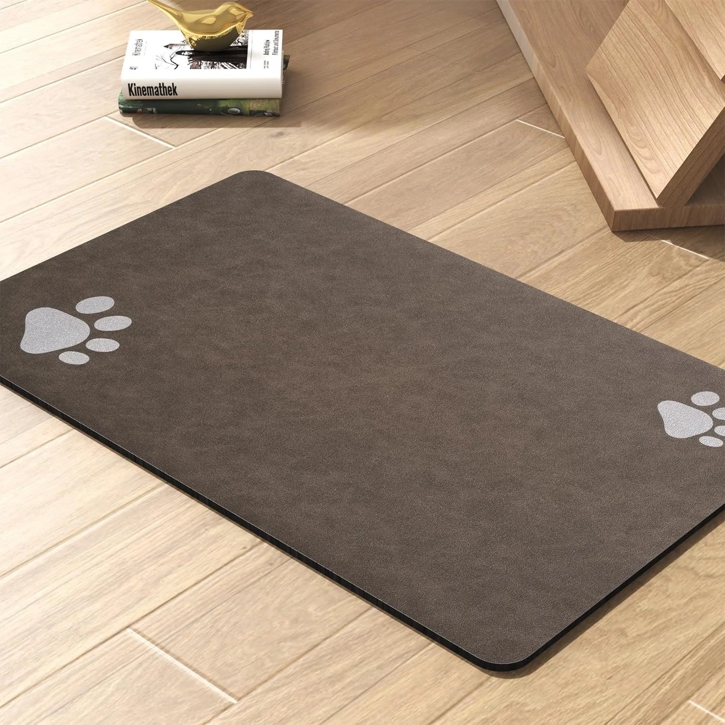 Waterproof Absorbent Pet Feeding Mat With Rubber Backing