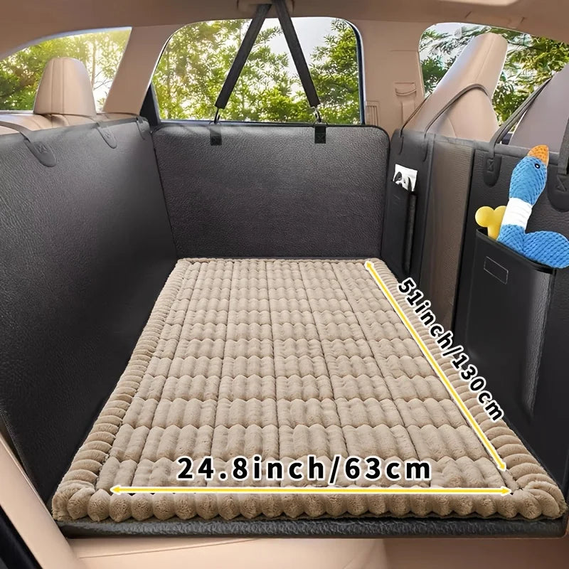 Car Rear Seat Pet Cover Waterproof Nonslip Hammock Protector