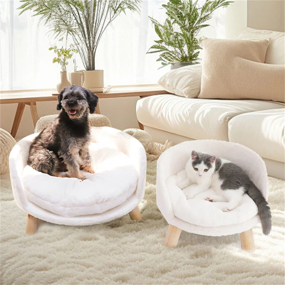 Borwart Ultra Soft Pet Sofa Bed With Removable Waterproof Cushion