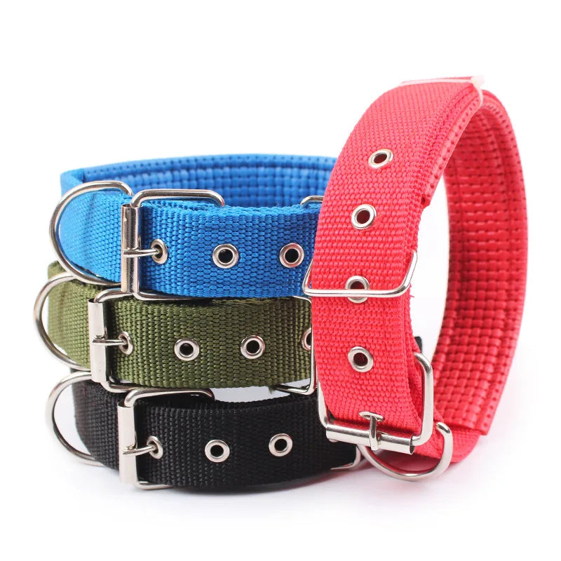 Durable Solid Nylon Dog Collar for Comfortable Daily Wear