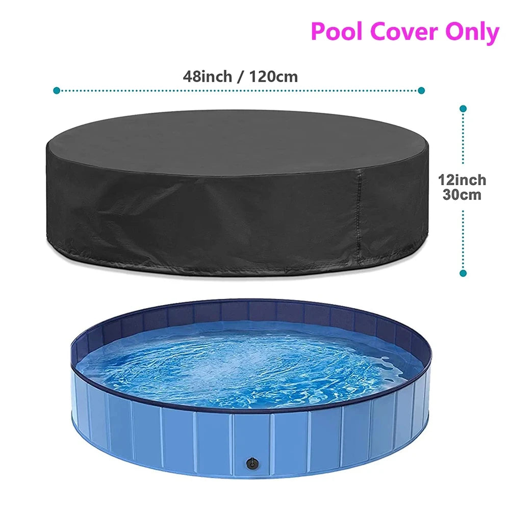 Portable Plastic Dog Pool Bath Tub For Large Dogs Outdoors