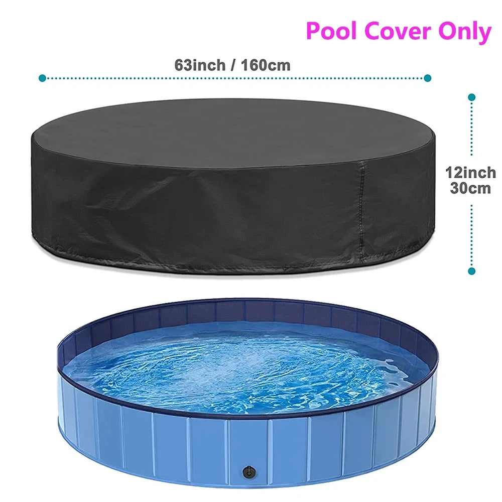 Portable Plastic Dog Pool Bath Tub For Large Dogs Outdoors