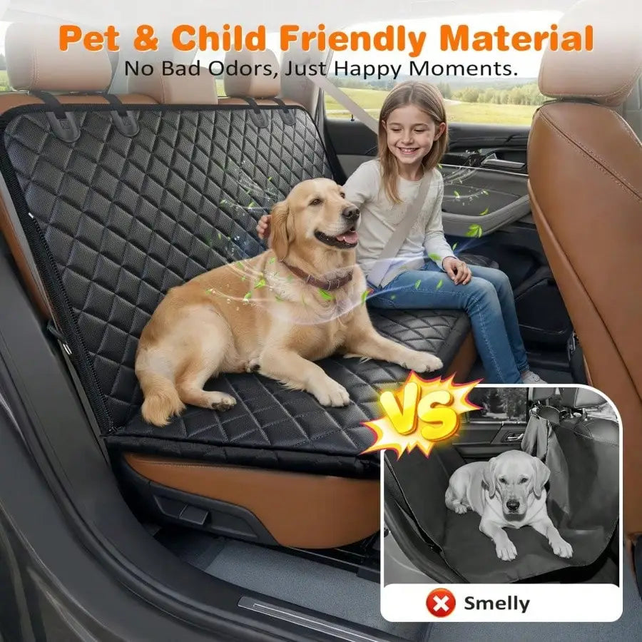 Heavy Duty Dog Car Hammock Seat Cover Universal Scratch Protection