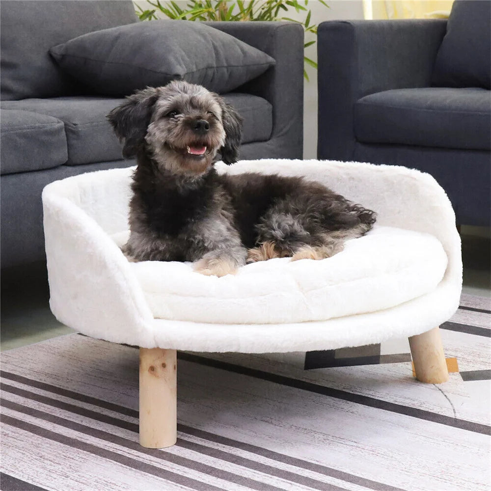 Borwart Ultra Soft Pet Sofa Bed With Removable Waterproof Cushion