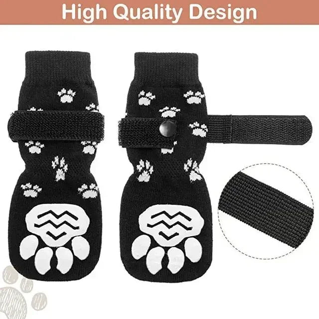 Indoor Dog traction socks For Indoor Paw Protection And Traction