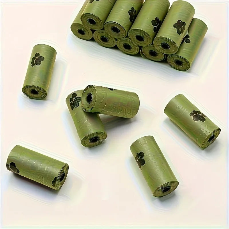 Durable Pet Waste Bags For Dog And Cat Cleanup Outdoors