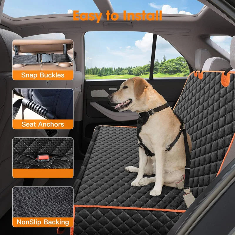 Dog Car Seat Cover Waterproof Travel Mat Hammock For Car