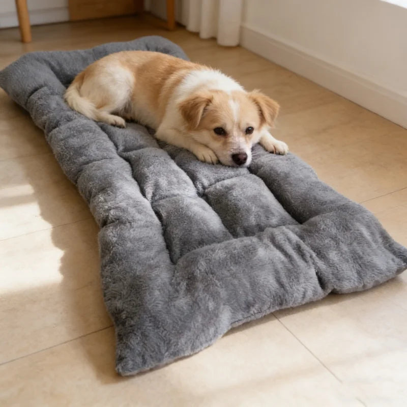 Booteely Plush Dog Bed Sofa Thickened Super Soft Polyester Mat