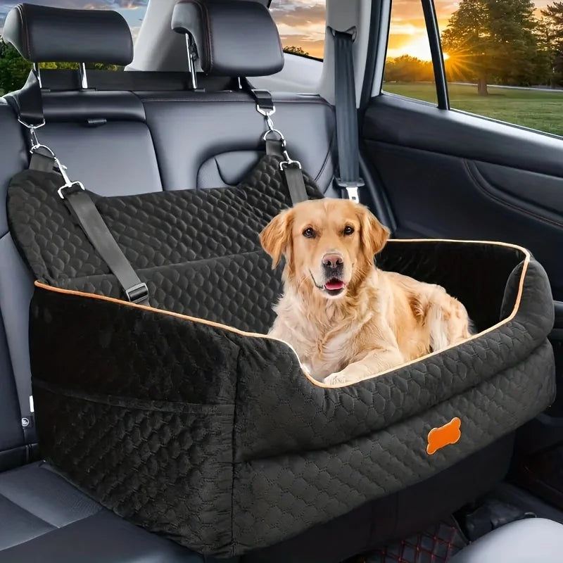 Premium Dog Car Seat Booster Cushion With Memory Foam Protection