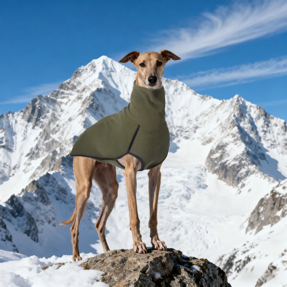 Fleece Dog Winter Coat Turtleneck Onesie Pet Apparel