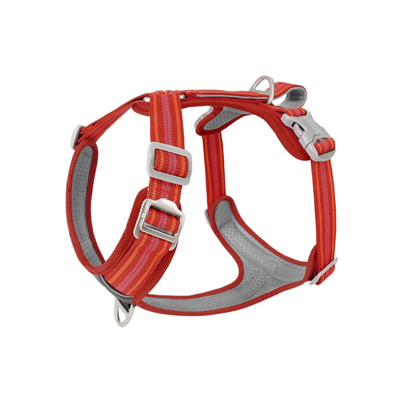 Anti Pull Dog Harness Leash Set Reflective Wear Resistant Soft