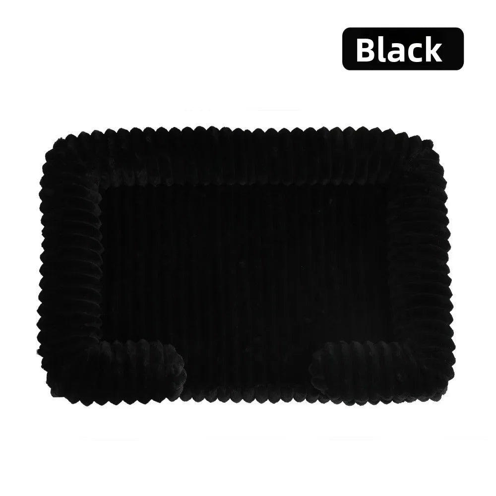 Winter Dog Bed For Pets Warm Corduroy Sofa Bed Mat