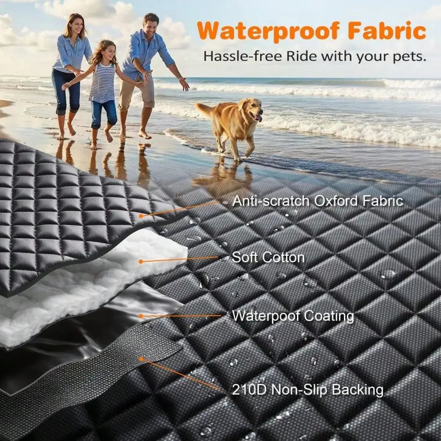 Heavy Duty Dog Car Hammock Seat Cover Universal Scratch Protection