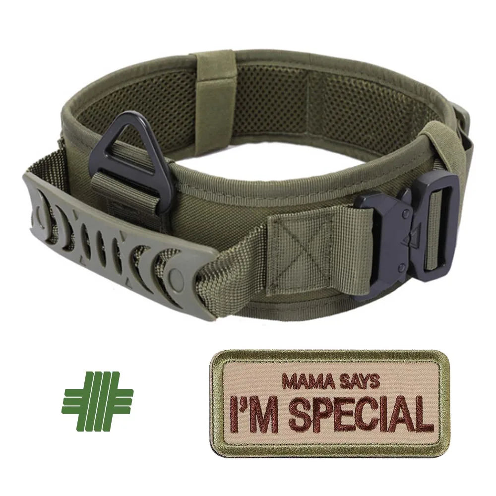 Classic Adjustable Nylon Dog Collar Reflective Heavy Duty Tactical