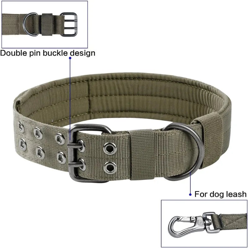 Nylon Dog Collar Adjustable Quick Release Reflective