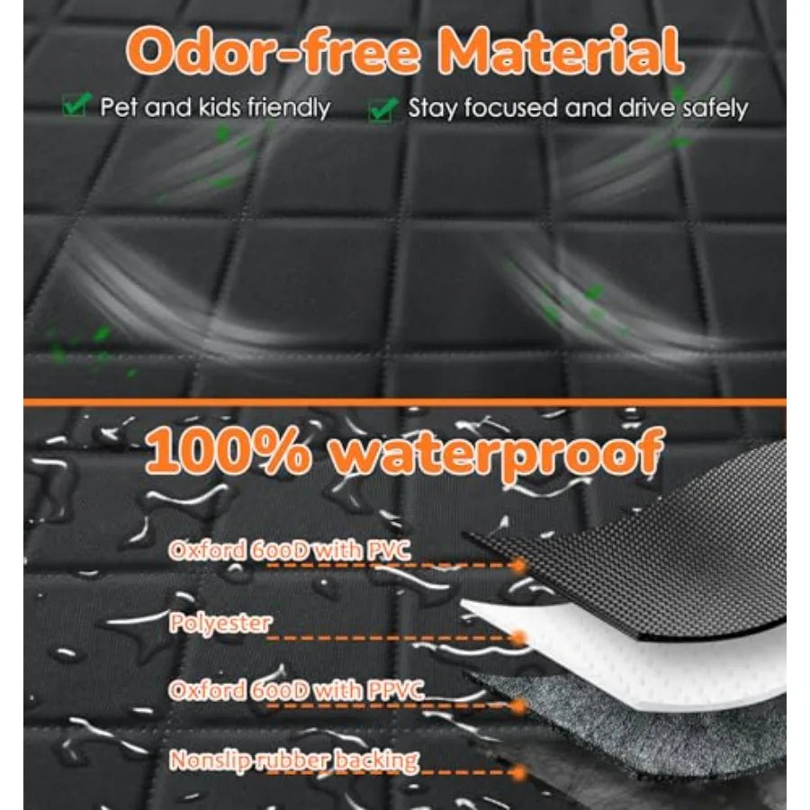 Dog Car Seat Cover Waterproof Hammock 600D Heavy Duty