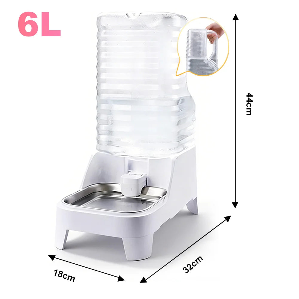 Elevated Gravity Pet Water Dispenser For Cats And Dogs