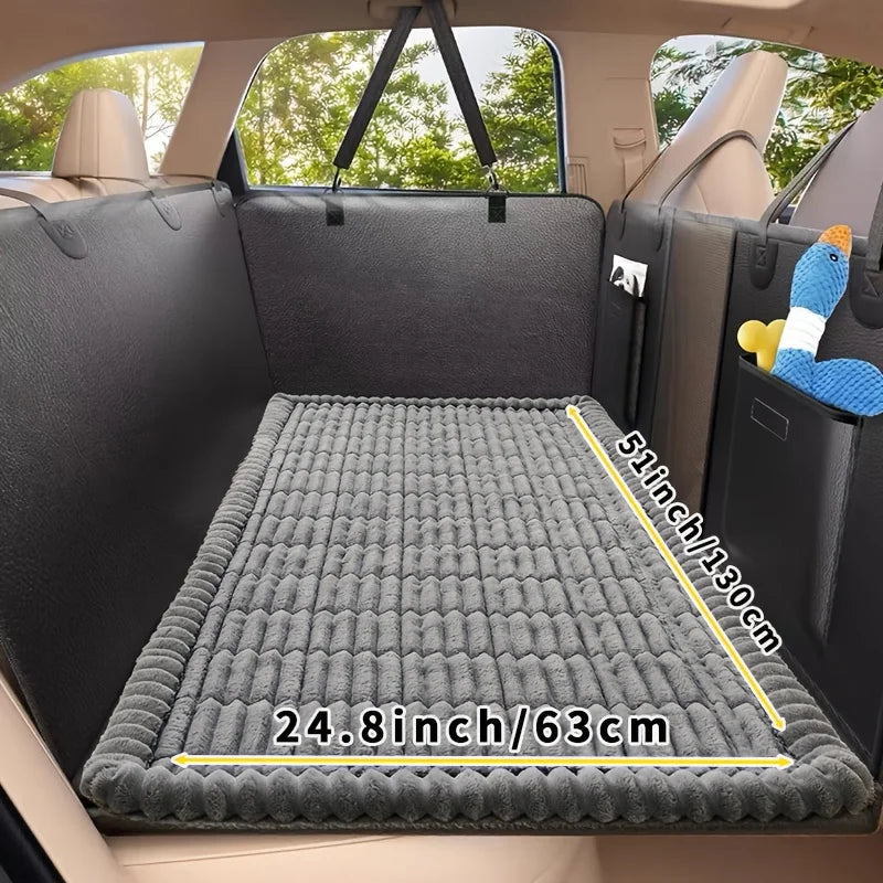 Car Rear Seat Pet Cover Waterproof Nonslip Hammock Protector